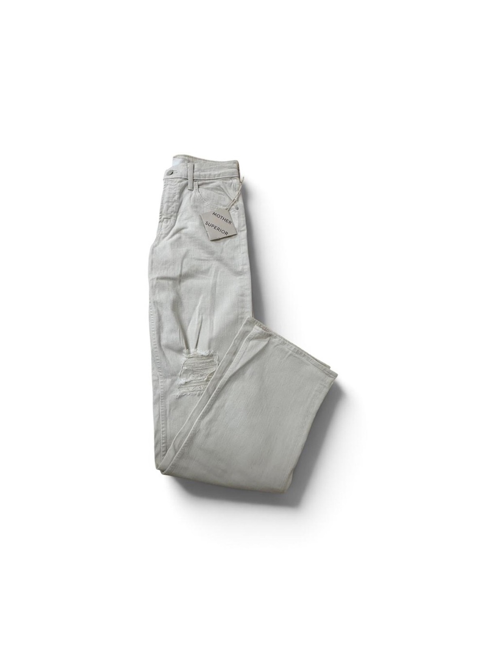 MOTHER Superior Wide Leg Distressed Jeans – Size 25 | NWT 🤍 - Picture 3 of 4